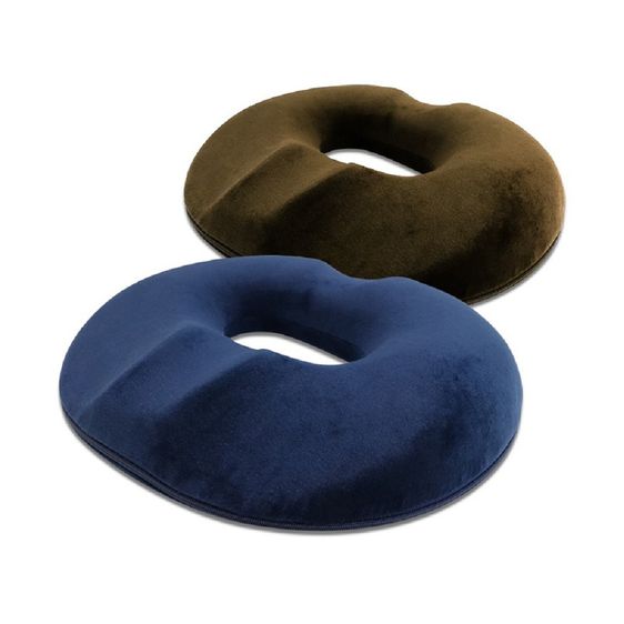 หมอนโดนัท เมมโมรี่โฟม ออกแบบตามหลักสรีระการนั่ง Ergonomic Donut Pillow, Seat Cushion (มี2สีให้เลือก) รูปที่ 2