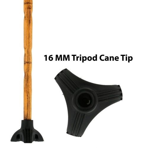 จุกยางไม้เท้า แบบ 3 แฉก Tripod Cane Tip (สีดำ) รูปที่ 4