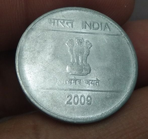 6255-เหรียญต่างประเทศอินเดีย เหรียญยอดเยี่ยม หลังสิงห์ รูปที่ 3