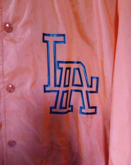 เสื้อแจ๊คเก็ตผ้าร่มวินเทจ LA งาน usa ไซร์ M ทรงสวยสภาพใหม่ รูปที่ 3
