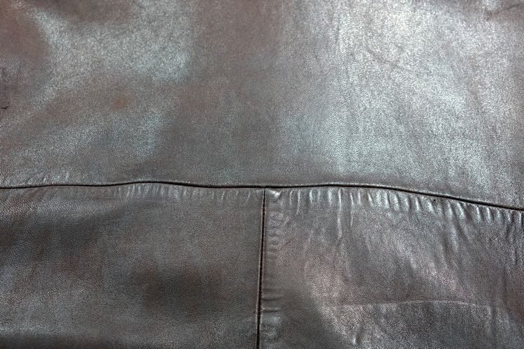 เสื้อ Polo Ralph lauren Brown Lamb Leather Jacket sz M รูปที่ 11