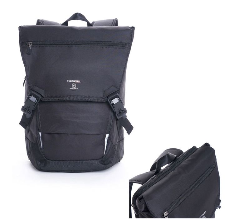 กระเป๋าเป้ Hedgren Link Joint Black Backpack Laptop Carry Bag  รูปที่ 9