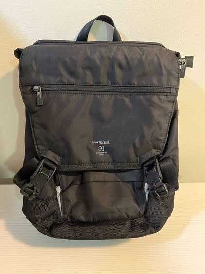 โพลีเอสเตอร์ ดำ กระเป๋าเป้ Hedgren Link Joint Black Backpack Laptop Carry Bag 