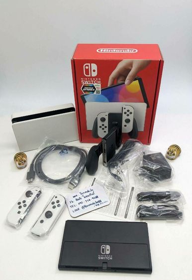 เครื่องเกมส์นินเทนโด Super Nintendo ขาย  เทิร์น Nintendo Switch OLED ศูนย์ไทย ของใหม่มือ 1 แกะซีลเช็คเครื่อง ประกันเดินแล้ว อุปกรณ์ครบยกกล่อง เพียง 9,990 บาท ครับ