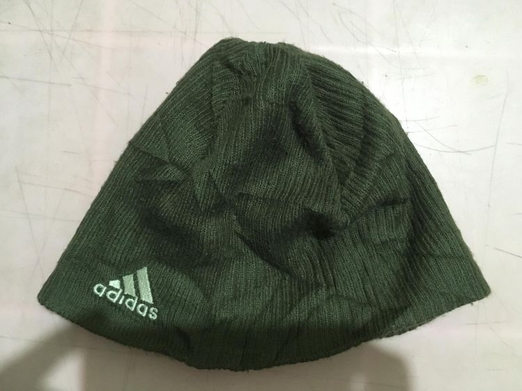 หมวกไหมพรม แบรนด์ Adidas สีเขียว รูปที่ 6