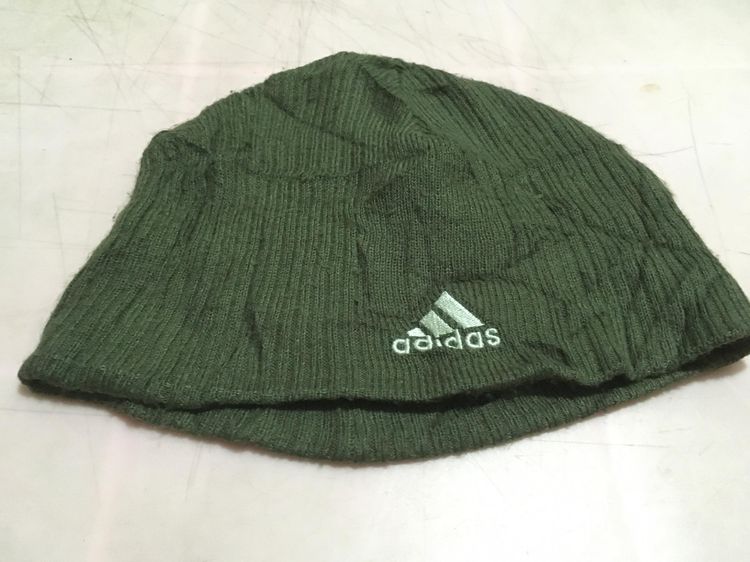 หมวกไหมพรม แบรนด์ Adidas สีเขียว รูปที่ 3