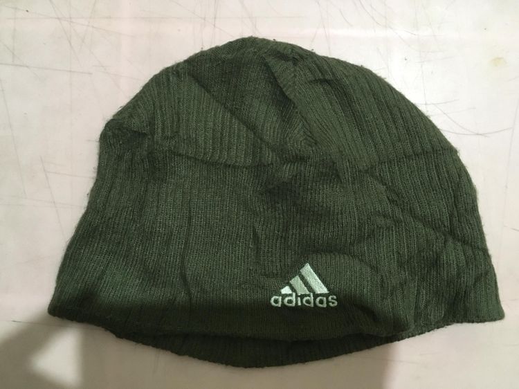 หมวกไหมพรม แบรนด์ Adidas สีเขียว รูปที่ 4