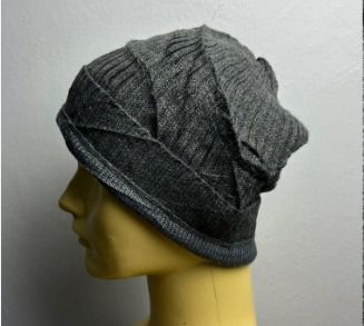 หมวกไหมพรม แบรนด์ UNIQLO สีเทา รูปที่ 2
