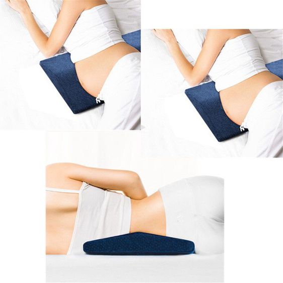 หมอนรองหลัง เวลานอน แบบยาว เหมาะสำหรับคนท้อง Memory Foam Back Lumbar Support Sleeping Cushion รูปที่ 8