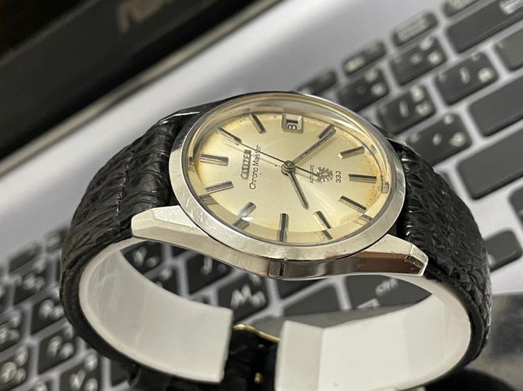 Citizen ChronoMaster Auto Date หลังเหรียญทองนกอินทรี รูปที่ 8