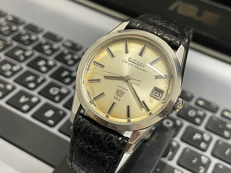 Citizen ChronoMaster Auto Date หลังเหรียญทองนกอินทรี รูปที่ 3