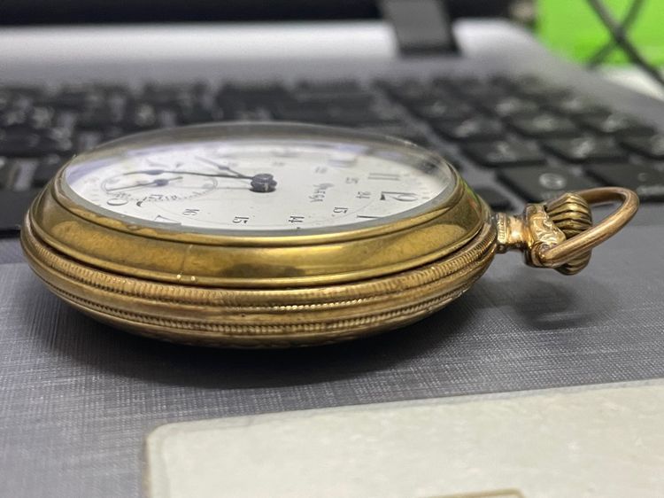 Omega นาฬิกาพกไขลาน  รูปที่ 8