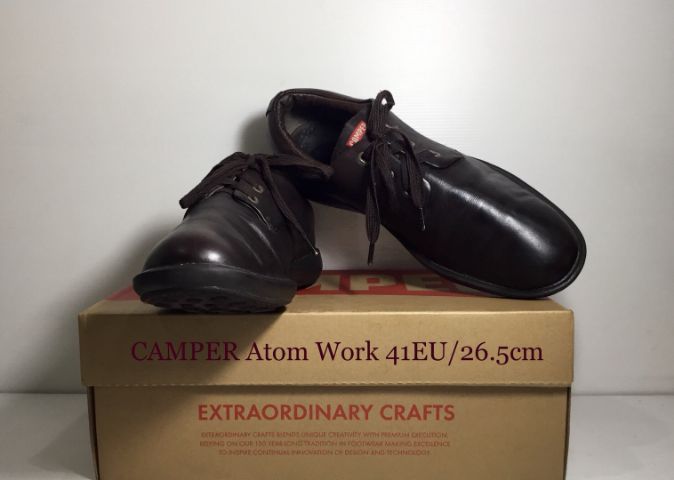 CAMPER Atom, Formal Shoes for Men 41EU(26.5cm) Original ของแท้ มือ 2 สภาพเยี่ยม, รองเท้า CAMPER หนังแท้ พื้นดี มีร่องรอยจากการใช้งานเล็กน้อย รูปที่ 8
