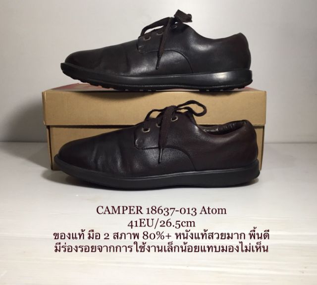 CAMPER Atom, Formal Shoes for Men 41EU(26.5cm) Original ของแท้ มือ 2 สภาพเยี่ยม, รองเท้า CAMPER หนังแท้ พื้นดี มีร่องรอยจากการใช้งานเล็กน้อย รูปที่ 2