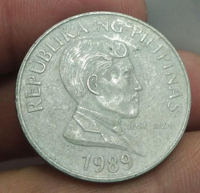 6277-เหรียญต่างประเทศฟิลิปปินส์ หลังวัดกระทิง ราคา 1 เปโซ รูปที่ 4
