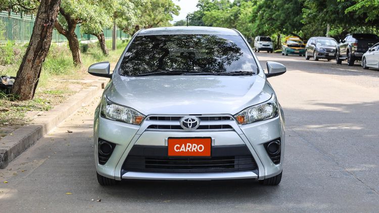 Toyota Yaris 2017 1.2 E Sedan เบนซิน ไม่ติดแก๊ส เกียร์อัตโนมัติ เทา รูปที่ 2
