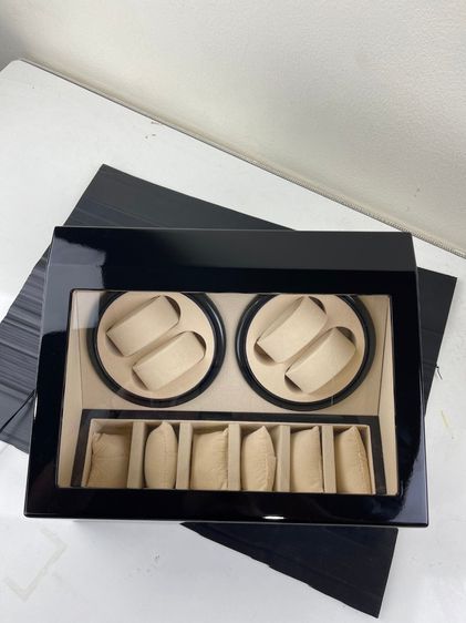 🔥🔥 สินค้าหลุด QC  ราคาเบาๆ 🔥🔥 กล่องมือสอง กล่องนาฬิกาหมุนอัตโนมัตรุ่น W116-B รูปที่ 5