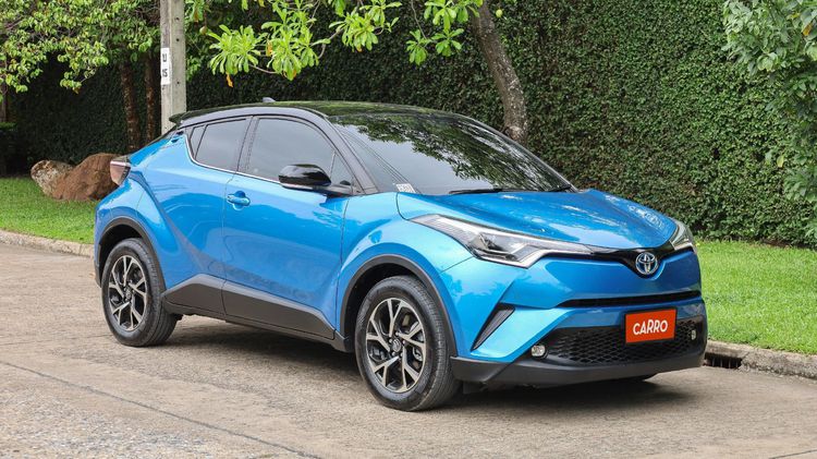 Toyota C-HR 2019 1.8 Hybrid Hi Utility-car เบนซิน ไม่ติดแก๊ส เกียร์อัตโนมัติ น้ำเงิน รูปที่ 1