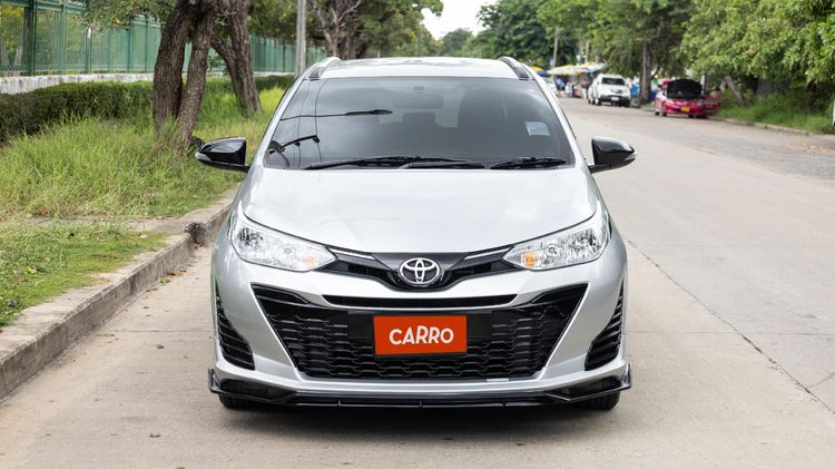 Toyota Yaris 2020 1.2 Mid Sedan เบนซิน ไม่ติดแก๊ส เกียร์อัตโนมัติ เทา รูปที่ 2