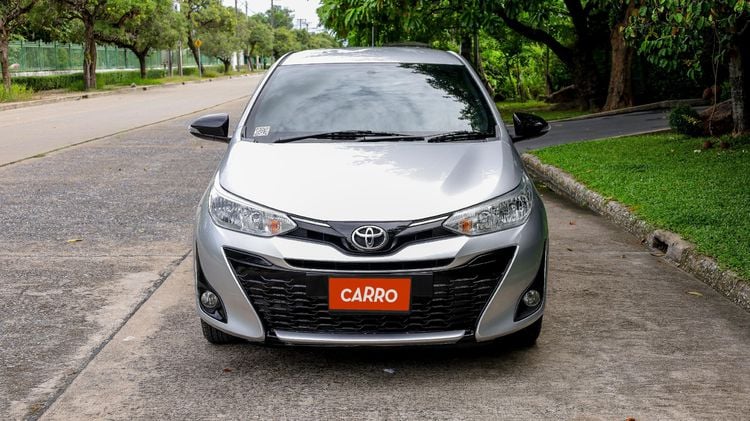 Toyota Yaris 2019 1.2 Mid Sedan เบนซิน ไม่ติดแก๊ส เกียร์อัตโนมัติ เทา รูปที่ 2