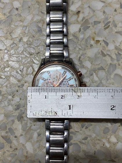 นาฬิกายี่ห้อ CASIO  sheen  โครโนกราฟ ของแท้มือสอง สภาพสวย สายยาว 6 นิ้ว  1200฿ รูปที่ 8