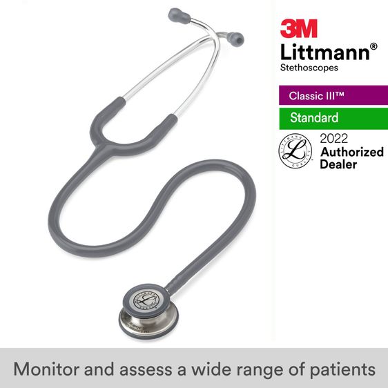 Littman 3M Classic III หูฟังแพทย์ หูฟังทางการแพทย์ 3M Classic III Stethoscope, Stainless Steel รูปที่ 11