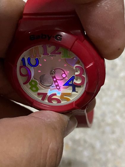 นาฬิกายี่ห้อ CASIO  BABY  G    ของแท้มือสอง  แดงสดสวย  850฿ รูปที่ 4