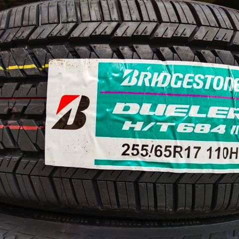 Bridgestone 255-65-17ปี22ยางใหม่บริดสโตน dueller 684ii 