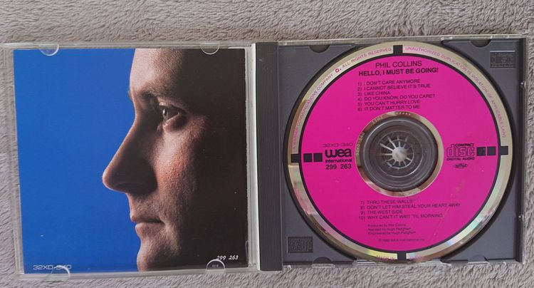 ซีดีเพลงCD Phil Collins Hello, I Must Be Going รูปที่ 2