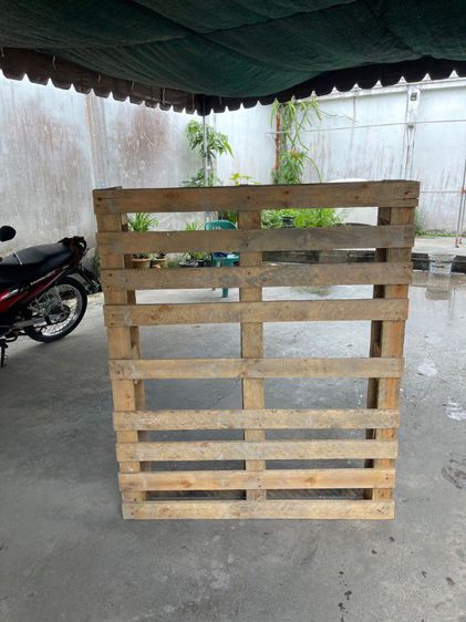 ขายพาเลทไม้แท้ แข็งแรง ใช้วางของ ขนาด 1x1.2 เมตร สภาพใหม่ขายถูกมี 4 พาเลท  รูปที่ 5