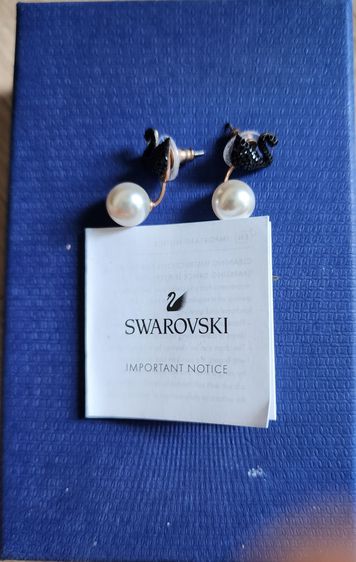 ขาย Swarovski Iconic Swan earring jackets in Swa  1 คู่  รูปที่ 3