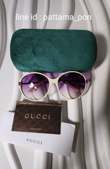 แว่นตากันแดด แว่นกันแดด Gucci แท้💯 มีตำหนิ