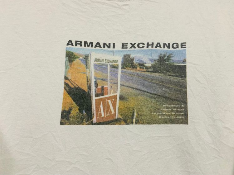 เสื้อยืด ARMANI EXCHANGE แท้ 💯 size XL ขนาด อก 22.5 ยาว 29 นิ้ว สภาพดีมาก ทรงสวยเนื้อผ้านิ่มมาก หายากน่าสะสมครับ รูปที่ 2