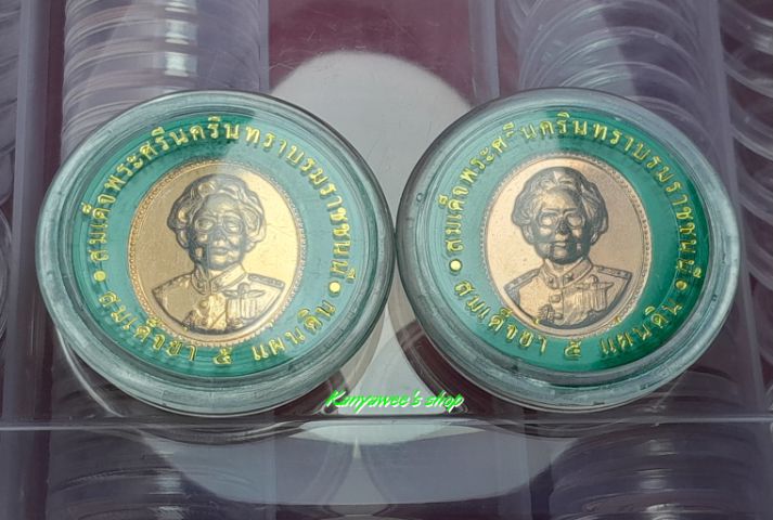 เหรียญสมเด็จย่า 5 แผ่นดิน ร.ศ. 119-124 คู่ละ 2 เหรียญ รูปที่ 5
