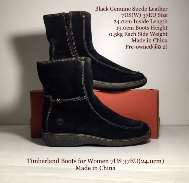 Timberland Boots for Women 7US 37EU(24.0cm) Original ของแท้ มือ 2 สภาพเยี่ยม, รองเท้าบู้ท Timberland หนังแท้ พื้นเต็ม ไม่มีตำหนิใดๆ สวยมาก รูปที่ 14