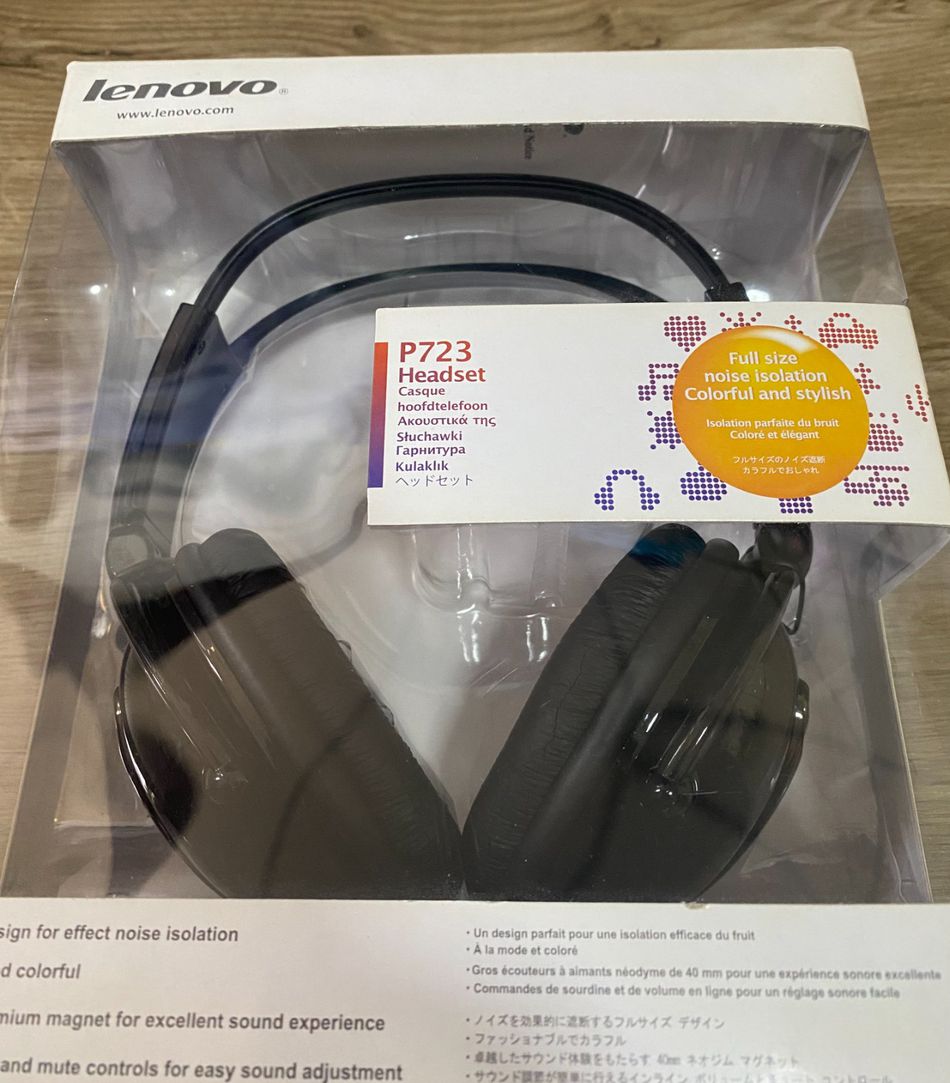 หูฟัง Black Lenovo P723 Headset รูปที่ 3