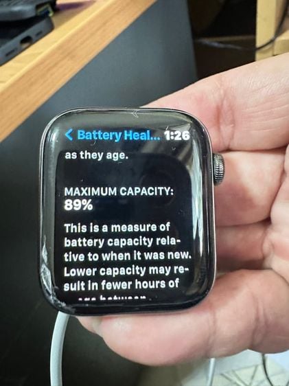 สแตนเลส เงิน Apple Watch 6 STAINLESS CELLULAR 44 mm ยกกล่อง อ่านก่อน