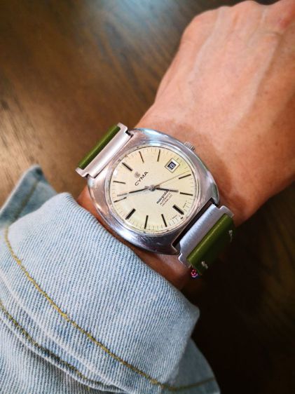 CYMA  NavyStar  Swiss vintage รูปที่ 11