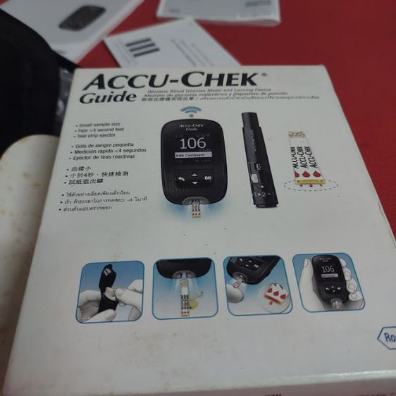 ACCU-CHEK  Guide  เครื่องตรวจวัดระดับน้ำตาลในเลือด...ส่งฟรี รูปที่ 10
