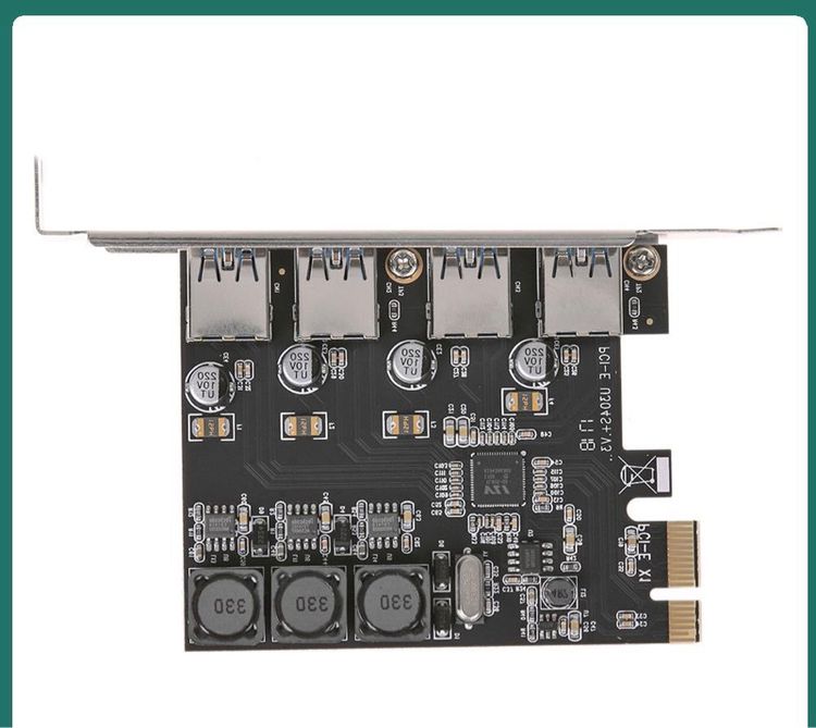 การ์ด PCIE เพิ่มช่องUSB3.0 รุ่นใหม่ไม่ต้องใช้ไฟเลี้ยงจากพาวเวอร์ รูปที่ 2