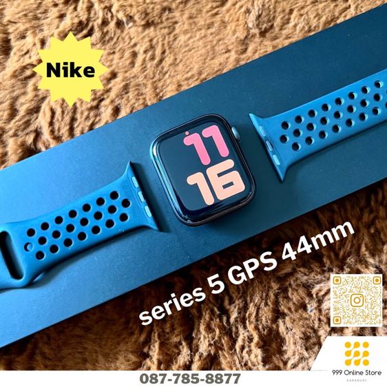 อื่นๆ ดำ Apple Watch Series 5 GPS 44mm Nike ครบยกกล่อง สภาพตามการใช้งาน