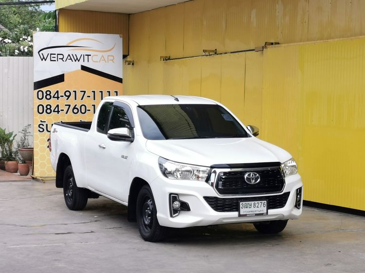 Toyota Hilux Revo 2019 2.4 J Plus Pickup ดีเซล ไม่ติดแก๊ส เกียร์อัตโนมัติ ขาว