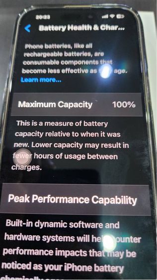 iPhone 14Pro 256GB Battery 100 percent สี Space Black , เครื่องใหม่มาก   รูปที่ 2