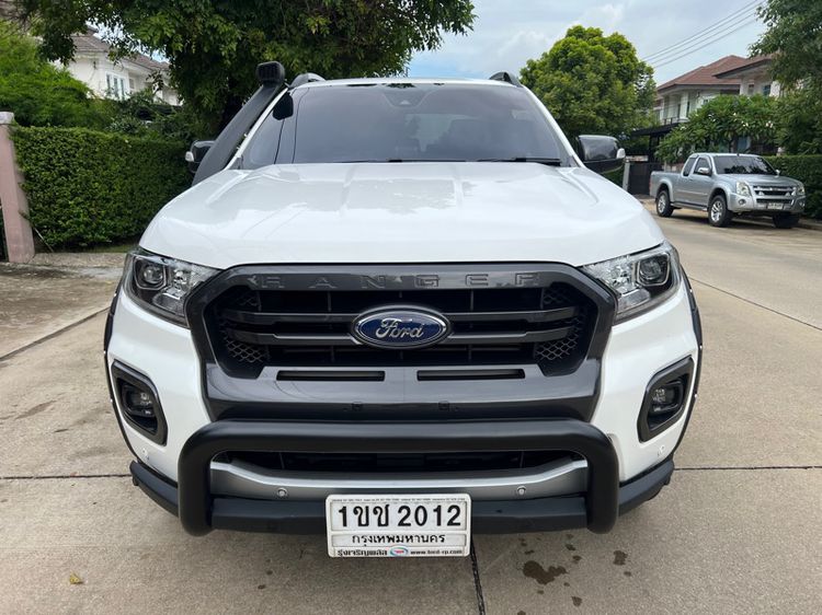 Ford Ranger 2019 2.0 Wildtrak 4WD Pickup ดีเซล ไม่ติดแก๊ส เกียร์อัตโนมัติ ขาว รูปที่ 2