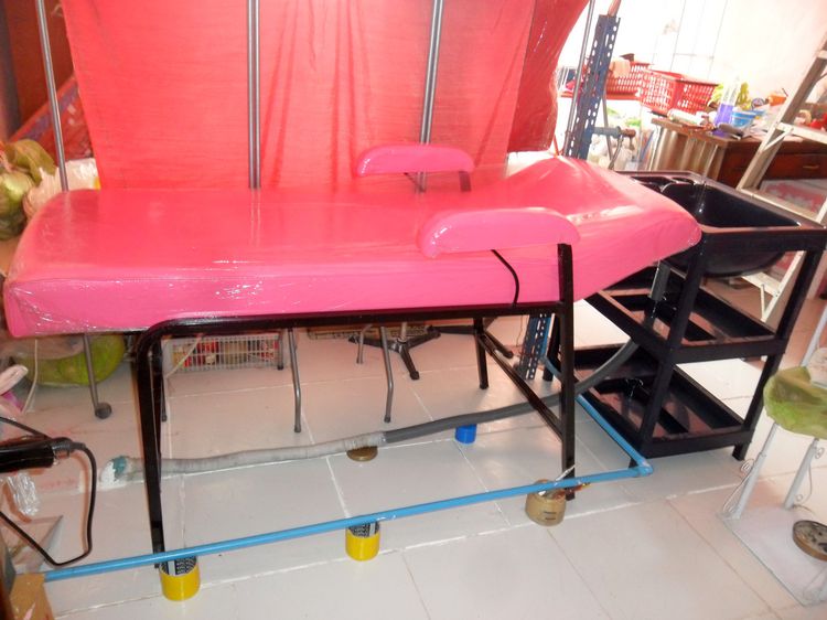 เตียงสระผม 1เตียง มือสองมีตำหนิแมวข่วน (ไม่รวมค่าจัดส่ง) รูปที่ 4