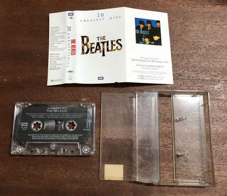 เทป 20 Greatest Hits The Beatles อัลบั้มรวมเพลงตั้งแต่ปี 1962-1970 รูปที่ 4