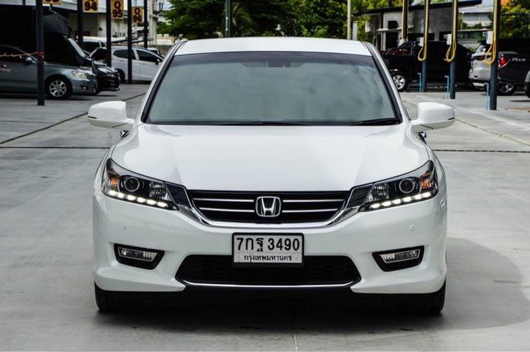 Honda Accord 2013 2.0 EL i-VTEC Sedan เบนซิน ไม่ติดแก๊ส เกียร์อัตโนมัติ ขาว