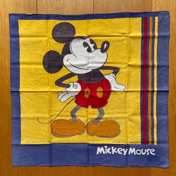 ผ้าพันคอ ผ้าเช็ดหน้ามิกกี้เมาส์ Mickey Mouse Bandana