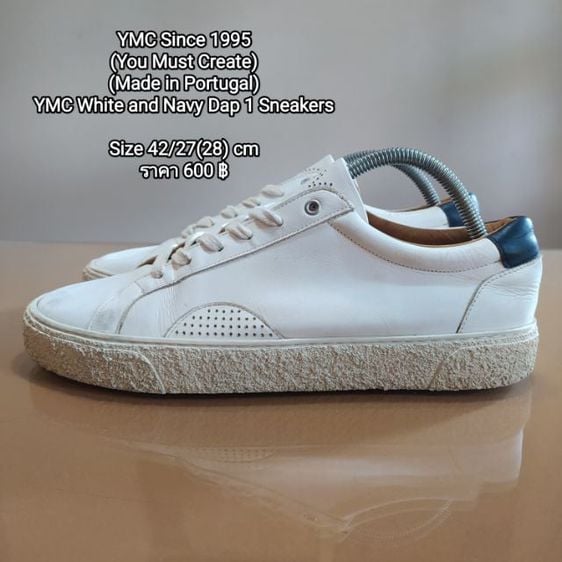 อื่นๆ รองเท้าผ้าใบ หนังแท้ UK 8 | EU 42 | US 8.5 ขาว 


YMC Since 1995
(You Must Create)
(Made in Portugal)
YMC White and Navy Dap 1 Sneakers 
Size 42ยาว27(28) cm
ราคา 600 ฿