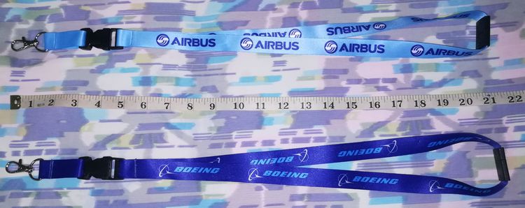 สายคล้องบัตร Airbus Boeing พวงกุญแจและกระบอกน้ำการบินไทย กระเป๋า THANN รูปที่ 2